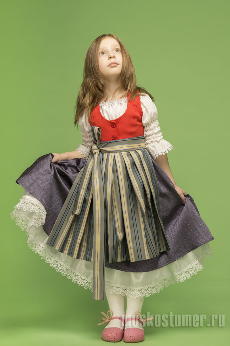 Баварский национальный костюм для девочки