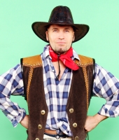 Cowboy (Western) costume rentals.