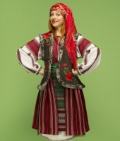 Women Romanian National Costume for rent
