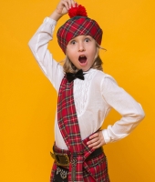 Шотландский национальный костюм для девочки